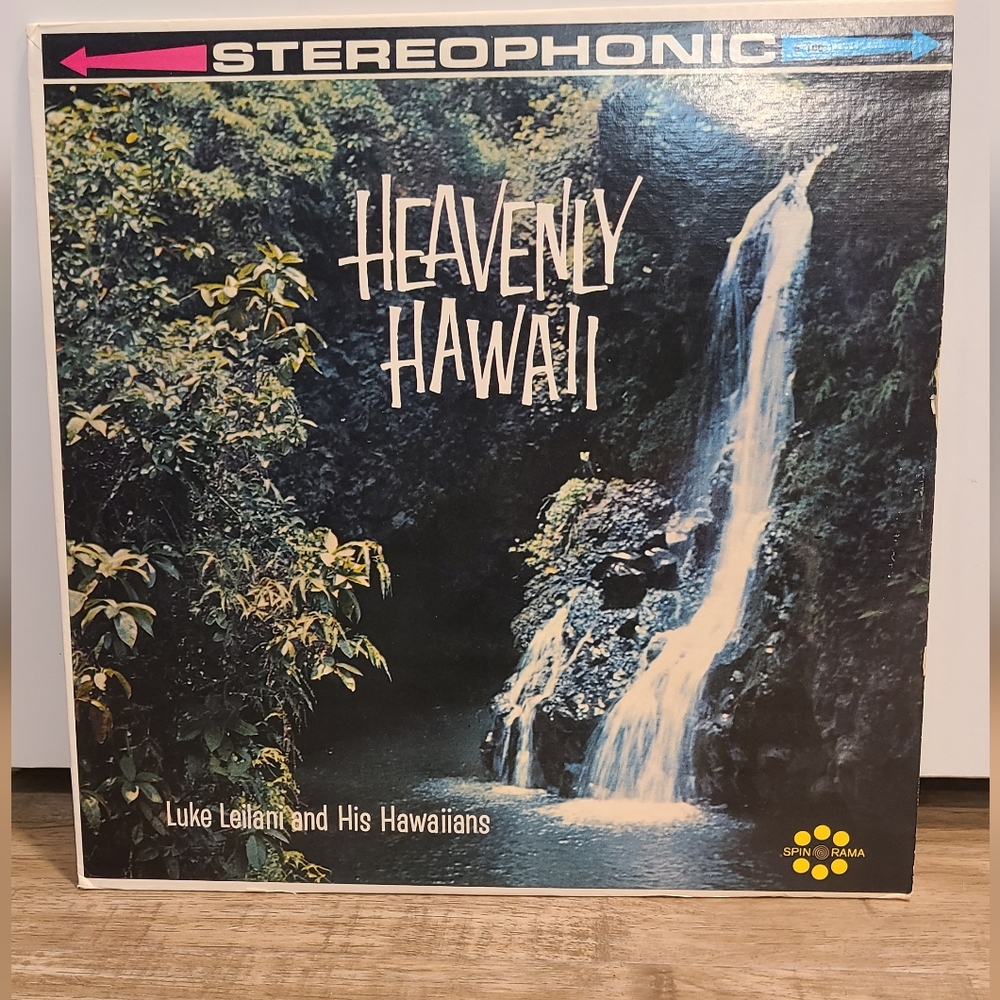 Vtg 70s Heavenly Hawaii Vinyl Record by Luke Leilani and His Hawaiians 🌺